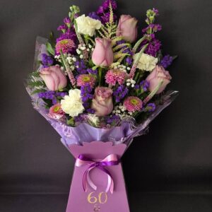 The 60 & Fabulous Purple Bouquet