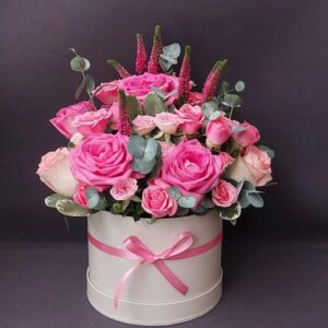 The Pink Rose Luxury Hat Box